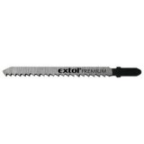 Extol Premium dekopírlap, 5db, Bosch befogás, HCS; 126×9×1,5mm, 4mm fogtáv, köszörült fogak, egyenes