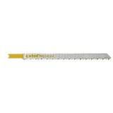 EXTOL PREMIUM dekopírlap, 5db, univerzális befogás, HCS; 126×9×1,5mm, 4mm fogtáv, kösz. fogak, egyenes durva gyorsvágás, puhafáh