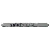 Extol Premium dekopírlap fémre, 5db, Bosch befogás, HSS; 51×8×1,5mm, 1,2mm fogtáv, mart, hullámosíto