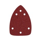 Extol Premium DELTA CSISZOLÓPAPÍR, LYUKAS KÉSZLET 10DB, 97×140 MM, 6 DB LYUKKAL, P80 245080