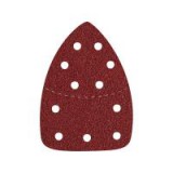 Extol Premium delta csiszolópapír, lyukas klt. 10db, 149×105 mm; 11 db lyukkal, P180, 8894002 csiszo