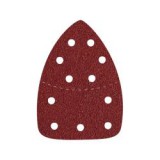 Extol Premium delta csiszolópapír, lyukas klt. 10db, 149×105 mm; 11 db lyukkal, P80, 8894002 csiszol