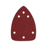 Extol Premium delta csiszolópapír, lyukas klt. 10db, 97×140 mm; 6 db lyukkal, P40, 407130 csiszológé