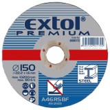 Extol Prémium Extol Premium csiszoló korong acélhoz, kék; 230×6,0×22,2mm, max 6600 ford/perc
