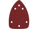 Extol Prémium EXTOL PREMIUM delta csiszolópapír, lyukas klt. 10db, 97×140 mm; 6 db lyukkal, P60, 407130 csiszológéphez