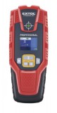 Extol Prémium Extol Premium digitális detektor, rejtett fém (vas, réz, alu) és fa tárgyak, illetve feszültség alatti vezeték keresésére, LCD kijelző