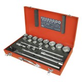 Extol Prémium Extol Premium dugókulcs klt., 22db; 3/4", 19-50mm, CV., 24 fogú racsni, fém doboz