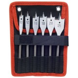 Extol Prémium Extol Premium központmaró klt. fához 6db; 10-12-16-18-20-25mm, 152mm hosszú, edzett szénacél, hatszög befogás, DIN3126