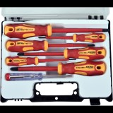 Extol Prémium EXTOL Premium villanyszerelő csavarhúzó készlet fáziskeresővel, 7 db (53087)