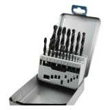 Extol Premium fémcsigafúró klt, HSS, DIN 338, fém dobozban;1,0-10,0mm, 19 db (8801191)