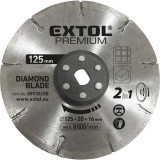 Extol Prémium gyémántvágó korong 125×20 mm 8893020 vágógéphez