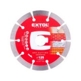 Extol Premium gyémántvágó szegmenses 125×22,2×1,8mm (8803012)