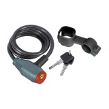 Extol Premium kerékpárzár, spirál, 8×1000mm, 2 db kulcs, műanyag tartóval