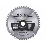 Extol Prémium körfűrészlap, keményfémlapkás, 210×25,4 mm, T48