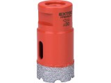 EXTOL PREMIUM körkivágó csempére, gyémánt vágóél; 28mm × M14, sarokcsiszolóba fogható
