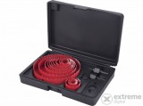 Extol Premium körkivágó készlet,17 db-os,(19-22-25-32-38-44-51- 60-67-73-82-102-127mm) műanyag,fa,gipszkarton