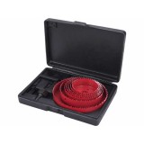 Extol Prémium körkivágó klt., 10 db-os, (64-70-76-82-89-102-127mm) műanyag, fa, gipszkarton