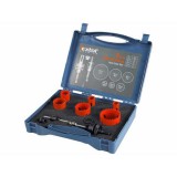 Extol Prémium körkivágó klt., HSS Bi-metál, 9 db-os, (19-22-29-38-44-57 mm) műanyag,fa,gipszkarton,ALU,réz,vas, acél, rozsdamentesacél