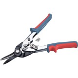 EXTOL PREMIUM lemezvágó olló, egyenes- és íves vágáshoz, 255mm, CV., áttételes, kétszínű, múanyag nyél