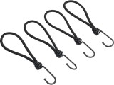 EXTOL PREMIUM leszorító gumipók klt. 4 db, 18 cm × 6 mm, kampóval, erős Latex gumi, takaróponyva rögzítéséhez