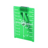 EXTOL PREMIUM lézeres céltábla vízszintezőhöz, ZÖLD, 105×75mm