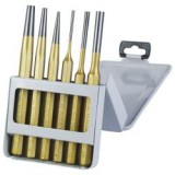 Extol Premium lyukasztó és kiütő készlet 6db, 150 mm (8801823)