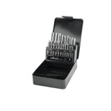 Extol Prémium menetfúró klt., kézi, fém dobozban; 21db, M3,4,5,6,8,10,12, jó minőségű szénacél, hajtóvas nélkül (29301)