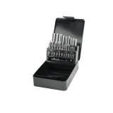 Extol Premium menetfúró klt., kézi, fém dobozban; 21db, M3,4,5,6,8,10,12, jó minőségű szénacél, hajtóvas nélkül