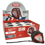 Extol Premium MÉRŐSZALAG, GUMÍROZOTT, 1 STOPPOS, 5M×19MM 8821025