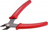EXTOL PREMIUM műszerész oldalcsípő fogó, mini, 130 mm, HRC 52-55, átvágható drót max.: réz: 2mm, acél:1mm