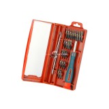 EXTOL PREMIUM órás csavarhúzó klt. 22 db C.V. bitekkel; lapos 1,5-3mm, PH000-PH1, PZ0-PZ1, imbusz: 1,5-3mm, torx: T6-20