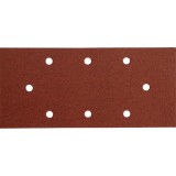 Extol Prémium P100 csiszolópapír, tépőzáras, 93×190 mm, 8 lyukas, 10 db