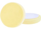 EXTOL PREMIUM polírkorong, erős polírozás, T80, 200×30mm; sárga, tépőzáras
