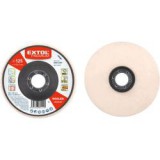 Extol Premium polírozó filc, sima korong 125×15mm (8803389)