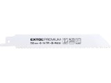 EXTOL PREMIUM szablyafűrészlap klt., 3db, Bosch befogás, 150 mm, 8-14T, Bimetal, fém anyagokhoz, durva vágás