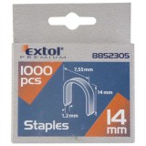 Extol Premium U-SZEG 7,55×0,52×1,2MM, 14MM, 1000DB, 4770704, 8851110, 8851112 TŰZŐGÉPEKHEZ 8852305