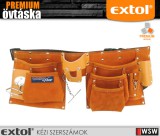 Extol Premium velúrbőr övtáska - szerszám