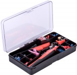 EXTOL PREMIUM vezeték csupaszító (blankoló) és krimpelő fogó klt., 231 db, automata: 0,2-6 mm2, 205mm, CR12MoV