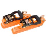 Extol Rakományrögzítő gurtni, 2db, kampós, max:2000kg