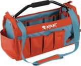 Extol szerszámtáska, acélcső vázas, 49×23×28cm, 31 zseb