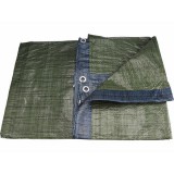 Extol takaróponyva, vízálló, de nem UV álló; 3×4m névleges méret, valós méret: 2,85×3,85m, PE, STANDARD, lefűző lyukak