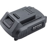 Extol tartalék akku 20V, Li-ion, 2000mAh, a 8891800, 8891802, 8891804, 8891818