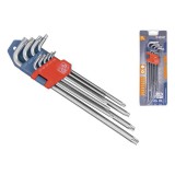 Extol torx kulcs klt. 9db, extra hosszú; T10-T50,
