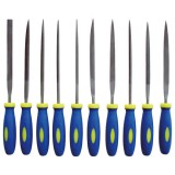 Extol tűreszelő készlet ergonómikus nyéllel; 10db, 150mm