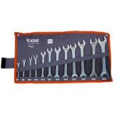 Extol villáskulcs készlet, C.V., vászon tartóban; 12db, 6-32mm