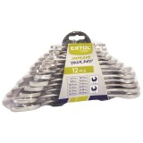 EXTOL villáskulcs klt., W.S., műanyag tartóban; 12db, 6-32mm 6133B