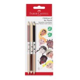 Ezt mondtad: Faber-Castell: Children of the World testszínű színes ceruza készlet 3db-os