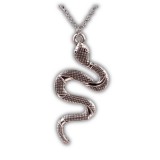 Ezüst színű kígyó nyaklánc