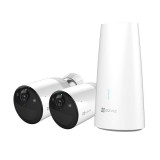 EZVIZ BC1-B2 bázisállomás + 2db Wi-Fi IP kamera (CS-BC1-B2) - Térfigyelő kamerák