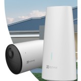 EZVIZ CS-HB3-B1 IP csőkamera szett, 3 MP, 2.8mm, Wifi, Mikrofon/Audio, 32GB mem, IR 15m, beépített akkumulátor + HB3